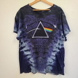 Vintage pink Floyd tie dye tee shirt